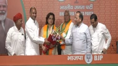 India News | Rajasthan Congress Leader Jyoti Mirdha Joins BJP