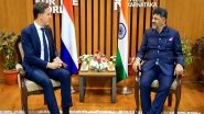 World News | Keen to Enhance Economic Cooperation with Karnataka, Says Netherlands PM Mark Rutte