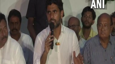 India News | 'Corruption Not in His Blood': Chandrababu's Son Nara Lokesh Slams Andhra Govt