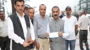 India News | Different Associations Present Cheques to Himachal CM for Disaster Relief Fund