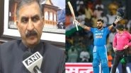 India News | Himachal Pradesh CM Congratulates Indian Cricket Team for Win over Pakistan