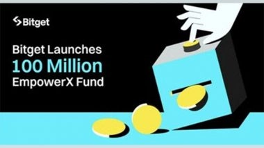 Business News | Bitget Reveals USD 100 Million EmpowerX Fund To Build All-Encompassing Ecosystem