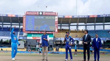 Sports News | Asia Cup: India Win Toss, Opt to Bat Against Sri Lanka; Axar Replaces Shardul 