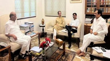 India News | Uddhav Thackeray Meets Sharad Pawar in Mumbai Ahead of INDIA Bloc Coordination Panel Meet