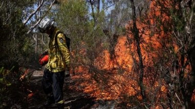 World News | Huge Bushfire Raging in Central Australia Comes Close to Popular Tourist Town