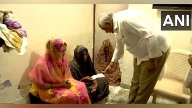 India News | Gujarat CM Hands over Rs 1 Cr Cheque to Kin of Army Jawan Killed in J-K