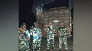 India News | Meghalaya: BSF Seizes Betel Nuts Worth Rs 40 Lakh in South Garo Hills