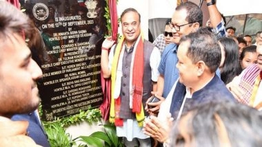 India News | Assam, Meghalaya CMs Inaugurate Guesthouse 'Karbi Hemtun' in Shillong