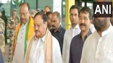 India News | BJP Chief Nadda Reaches Pune to Attend 3-day RSS Meet