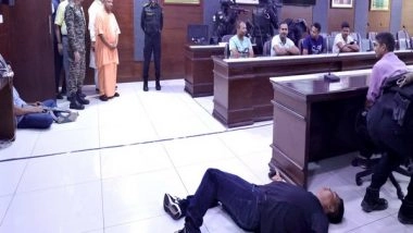 India News | CM Yogi Witnesses Counter-terror Mock Drill Jointly Conducted by UP Police and NSG