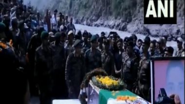 India News | Mortal Remains of Rifleman Who Lost His Life in Rajouri Encounter Brought to Kishtwar 