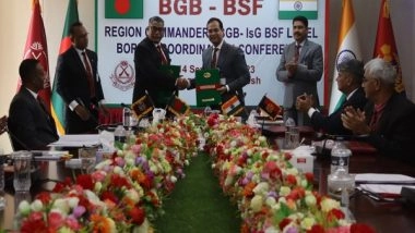 World News | BSF, Border Guard Bangladesh Co-ordination Conference Concludes, Issues of Bilateral Interests Discussed to Enhance Cooperation 