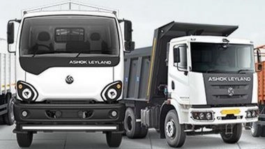 India News | Ashok Leyland Signs MoU with UP Govt to Set Up Integrated Commercial Vehicle, E-bus Plant