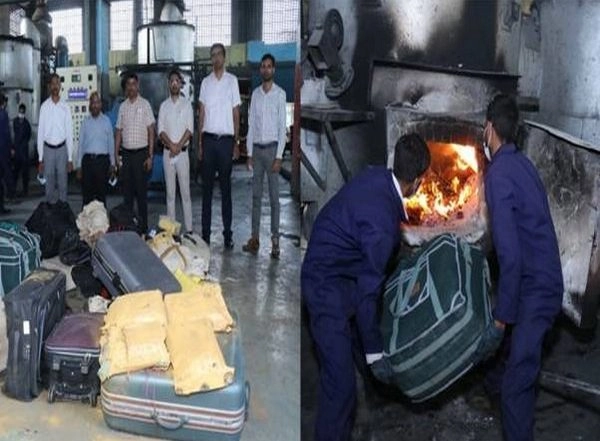 India News | Delhi Customs Preventive Zone Destroys 147 Kg of Narcotics Worth Rs 396.5 Cr