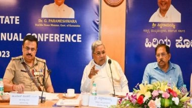 India News | People-friendly Police System Should Be Put in Place: Karnataka CM Siddaramaiah