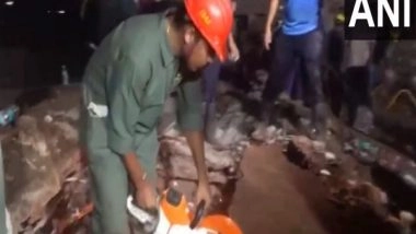 India News | Maharashtra: Three-storey Building Collapses in Dombivli, One Body Recovered, Rescue Op Underway