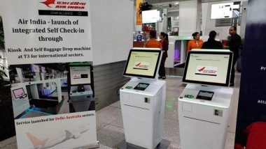 India News | Air India Introduces Integrated Self-baggage Drop, Self Check-in Facility for Passengers
