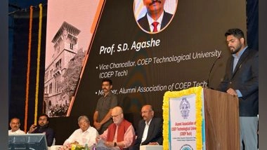 Business News | COEP Technological University Honors Distinguished Alumni with COEP Abhiman Awards, One Ex-Student Has Donated Rs 10 Cr