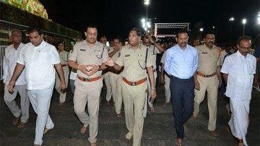 India News | AP: DGP Rajendranath Reddy Inspects Security Arrangements in Tirumala Ahead of Brahmotsavam 