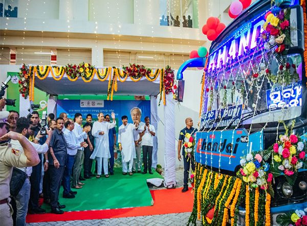 India News | Odisha: CM Naveen Patnaik Inaugurates Netaji Bus Terminal in Cuttack