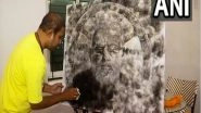India News | Cuttack-based Smoke Artist Makes Portrait of Narendra Modi on His 73rd Birthday