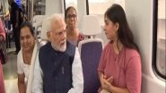 India News | PM Modi Turns 73: Commuter on Metro Extends Birthday Greetings in Sanskrit&nbsp;