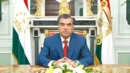 World News | Tajikistan&rsquo;s President Expresses Concern About Increasing Threats of Terrorism, Drug Trafficking from Afghanistan