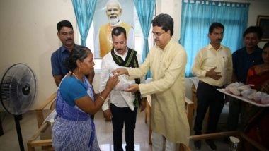 India News | Tripura CM Saha Celebrates PM Modi's Birthday at Old-age Home in Agartala
