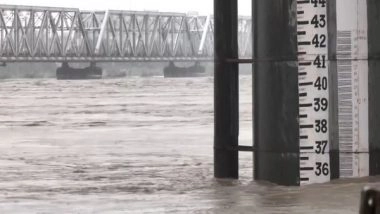 India News | Narmada Water Level Above Danger Mark in Gujarat's Bharuch; over 2,000 Shifted