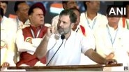 India News | Congress is Fighting Against BJP-BRS-AIMIM: Rahul Gandhi&nbsp;