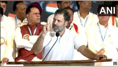 India News | Congress is Fighting Against BJP-BRS-AIMIM: Rahul Gandhi 