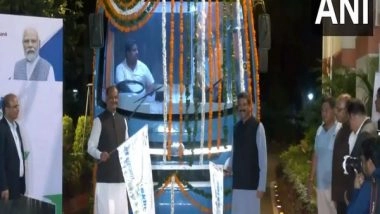 India News | Union Minister Dharmendra Pradhan, LS Speaker Om Birla Launch 'Skills on Wheels' Initiative in Delhi