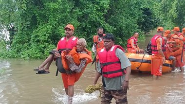 India News | Narmada Dam Water Discharge Causes Flooding, over 206 Villagers Moved to Safety