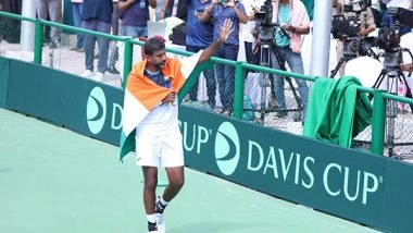 Sports News | Davis Cup: Rohan Bopanna Bids Adieu in Style as India Thrash Morocco 4-1