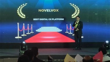 Business News | NovelVox Earns “Best Digital CX Platform” Award at the 5th Annual India CX Summit & Awards 2023 in Mumbai