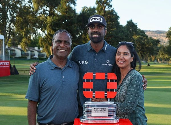 Sports News | Indo-American Theegala Hopes PGA TOUR Victory at Fortinet Championship Will Spur Indian Youngsters