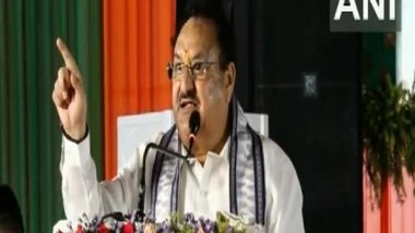 India News | BJP MPs, Party Leaders Meet JP Nadda at His Residence