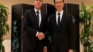 World News | US State Secy Blinken Meets Chinese VP Han Zheng, Discusses "high-level Engagements for Open Lines of Communication