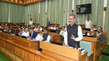 Himachal Pradesh Assembly Monsoon Session: CM Sukhwinder Sukhu Slams Previous BJP Government for ‘Selling’ State’s Rights, Jairam Thakur Hits Back