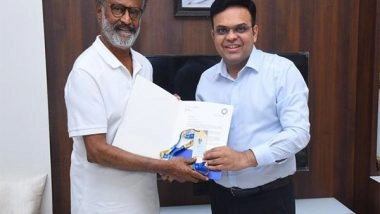 Sports News | “Phenomenon Beyond Cinema”: Jay Shah Presents World Cup Golden Ticket to Megastar Rajinikanth