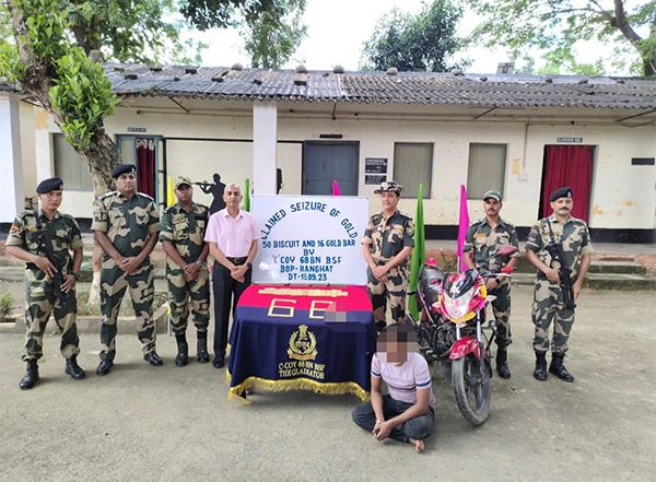 West Bengal: BSF Thwarts Massive Gold Smuggling Attempt Worth Rs 14 Crores at Bangladesh Border