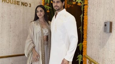 Entertainment News | Sidharth, Kiara Ace Ethnic Fashion Game on Day 1 of Ganesh Chaturthi