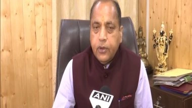 India News | Himachal LoP Jai Ram Thakur Donates Rs 13.80 Lakh to Aapda Rahat Kosh