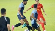 Sports News | Asian Games: Indian Men's Football Loses 1-5 to China in Campaign Opener