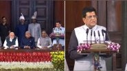 India News | Nari Shakti Adhiniyam Will Ensure Larger Contribution of Women in India&rsquo;s Progress:&nbsp; Piyush Goyal &nbsp;&nbsp;