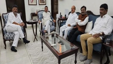 India News | Karnataka Deputy CM Meets Central Minister over Cauvery Water Issue