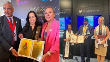 Business News | Dr. Geeta Bora Honored  by London Chambers of Commerce and UK Parliament for Exceptional Contribution to Social Work