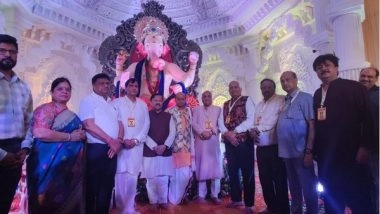 Business News | Colorful Inauguration of Raja Ganpati Mahotsav of Lalbagh