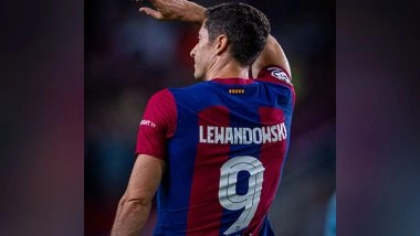 Sports News | Robert Lewandowski Joins Messi, Ronaldo to Become Only Third Player to Score 100 UEFA Competition Goals