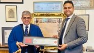 Business News | Dr Abdul Basit Syed Frsa Honoured with Prestigious 'Freedom of the City of London' Award